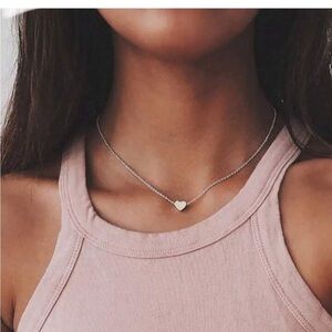 Heart Pendant Stainless Steel Necklace